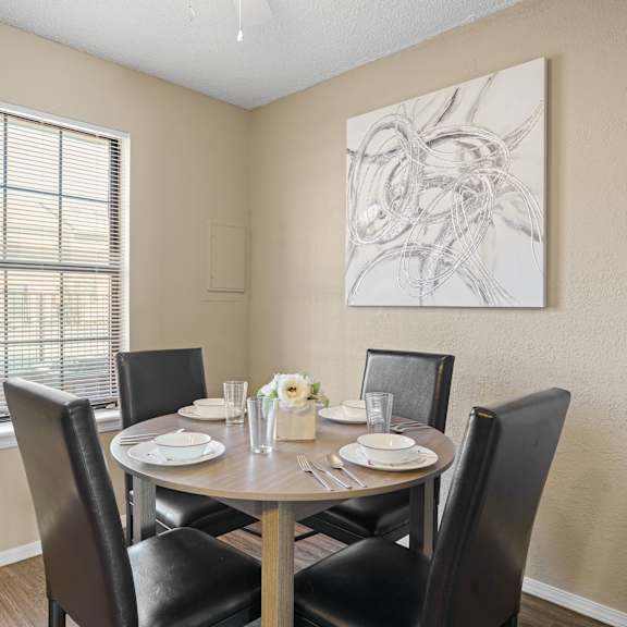 Elegant Dining Space at Diamond Crest Townhomes, Norman, 73071