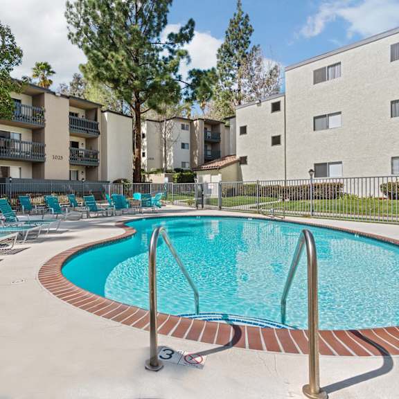 Swimming Pool Area at Hadley Apartments, Escondido, 92026