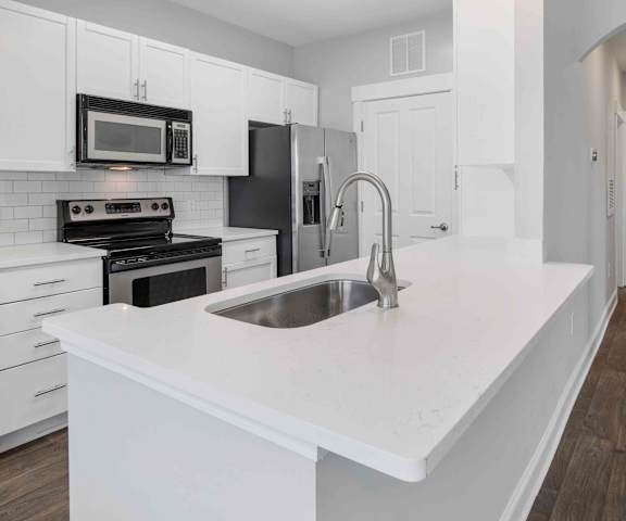 kitchen with stainless steel appliances