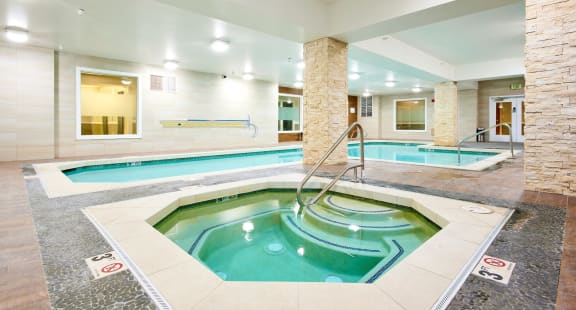 Met Tower Apartments Indoor Spa and Pool Area Met Tower Apartments Indoor Spa and Pool Area